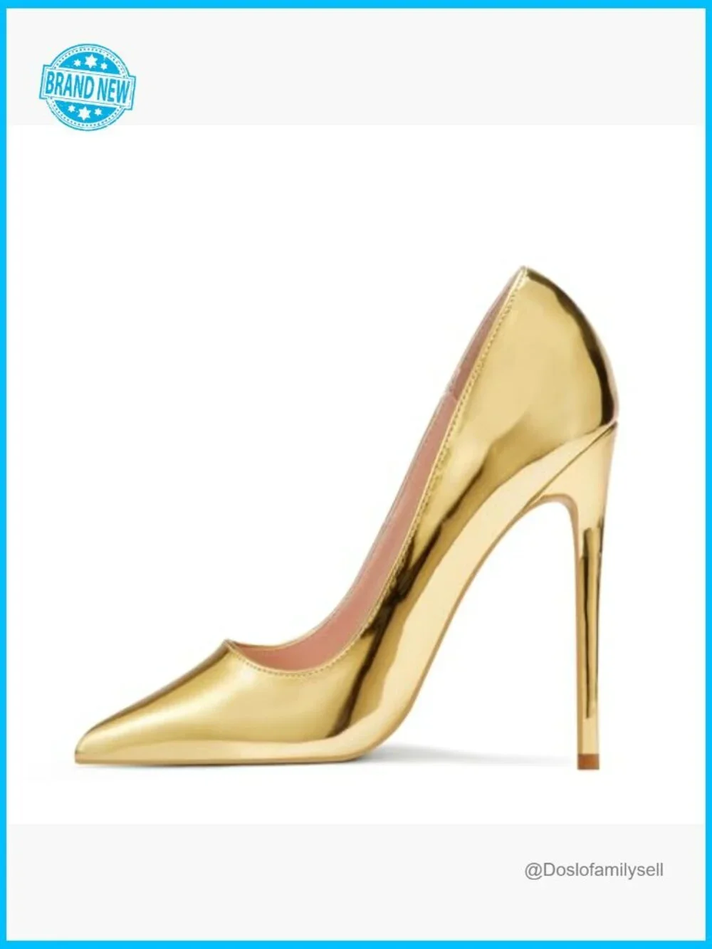 Pointed Toe Stiletto Pumps Elegant Party Heels 4.7 Inch Platform Cushioned